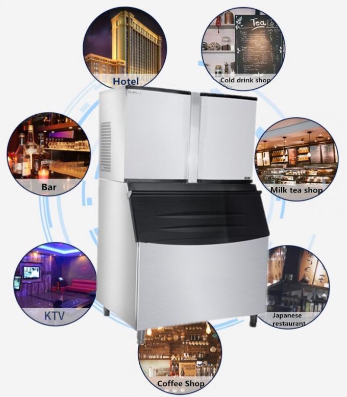 Split Type Big Size Ice Cube Making Equipment Air Cooling Mode 220V / 50Hz