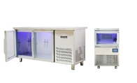 Commercial Industrial Fridge Freezer , Commercial Kitchen Fridge 70 * 27 * 31In