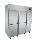 Six Doors Air Cooled SUS Shell Restaurant Refrigerator