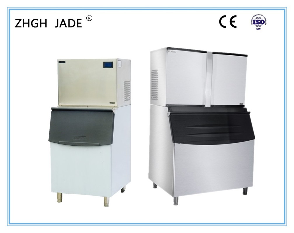 Split Type Cube Ice Making Machine Constant Voltage Device R404A