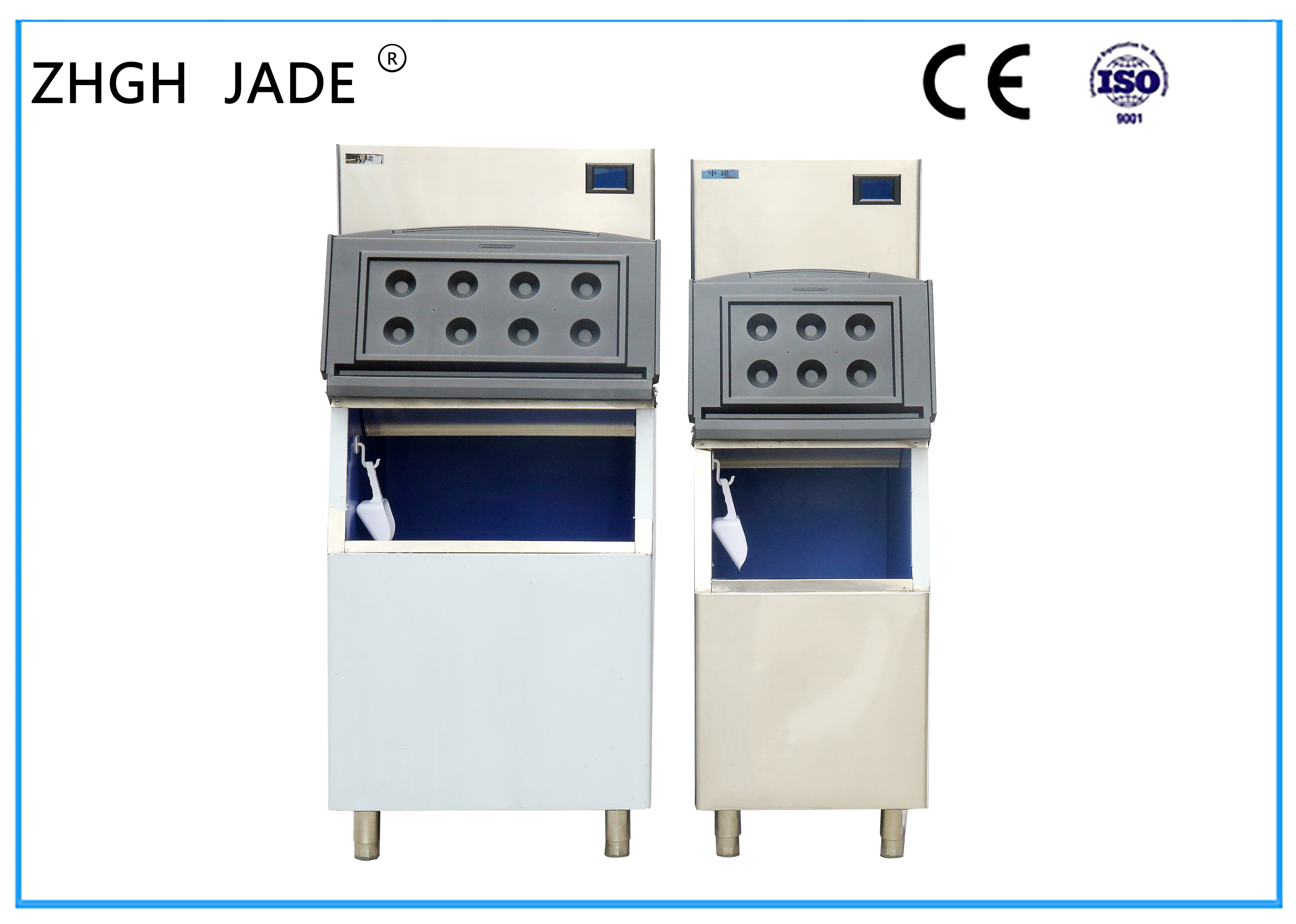 Energy Saving Water Cooled Ice Machine 145Kg / 24H Output 10A Power Plug