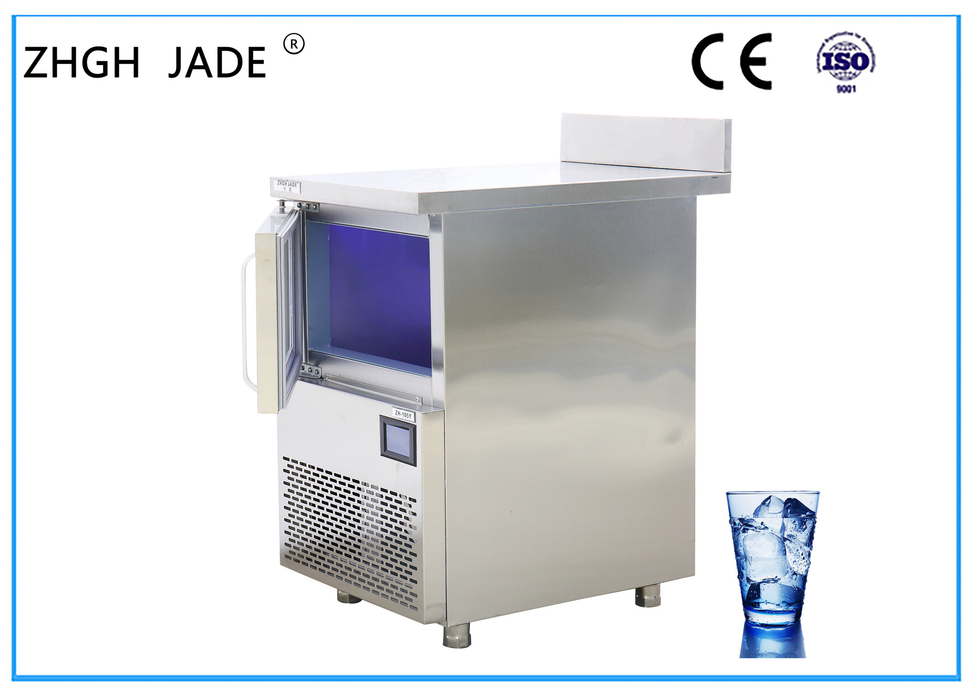 High Efficiency Stainless Steel Ice Maker , Low Noise Automatic Ice