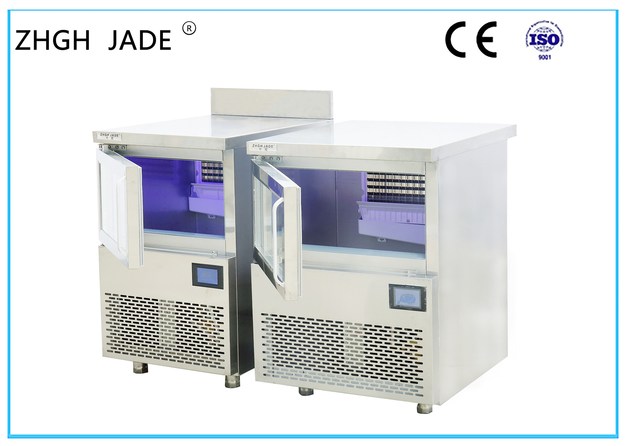 220V Durable Commercial Bar Ice Maker High Cooling Speed R404A Refrigerant