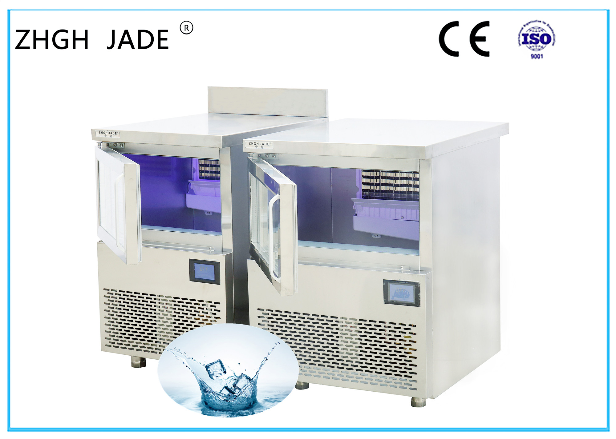 Restaurant Use Commercial Bar Ice Maker With Full Electronic Monitor