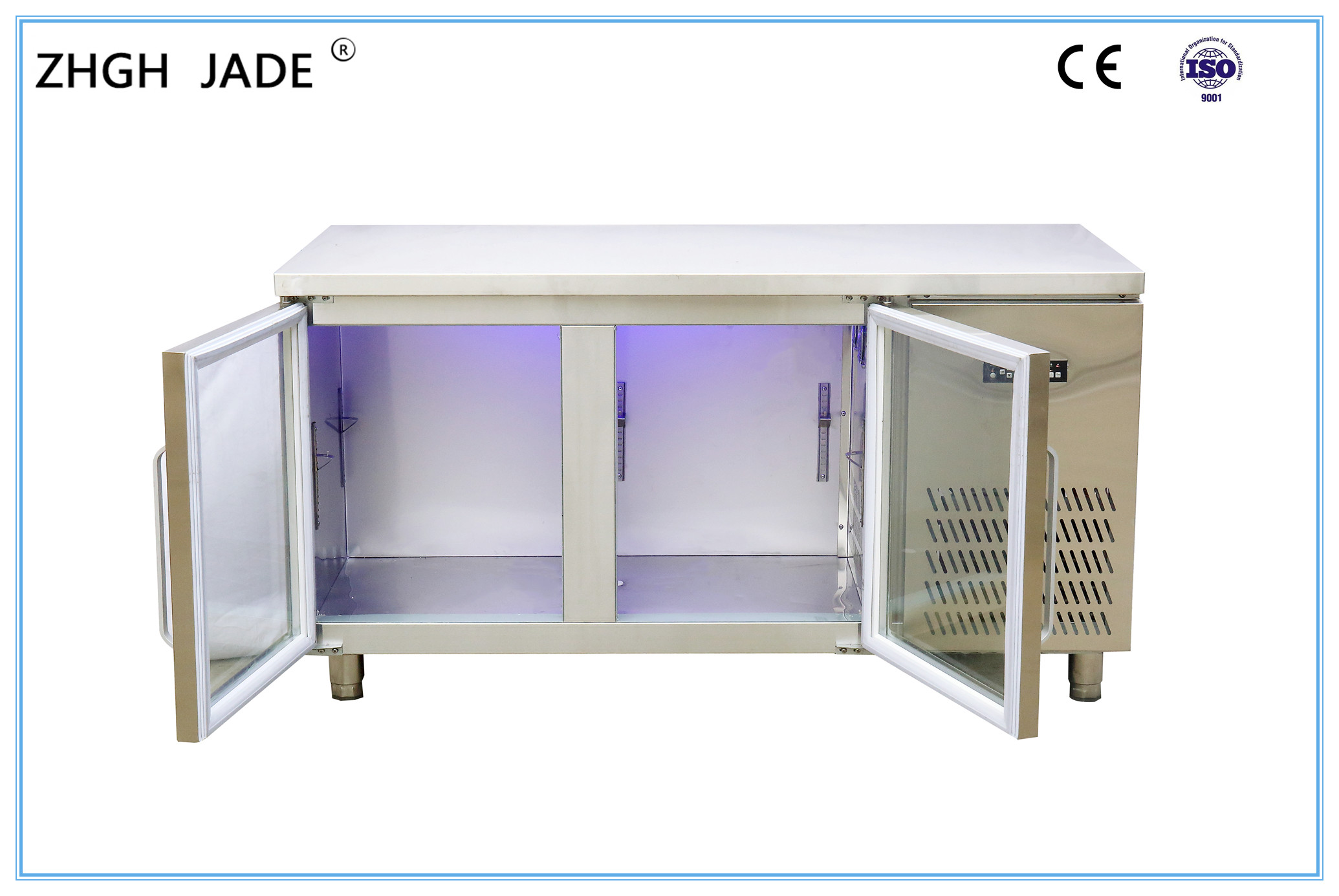 Stainless Steel Blue Light Inside Refrigerator For Food Storage 320W