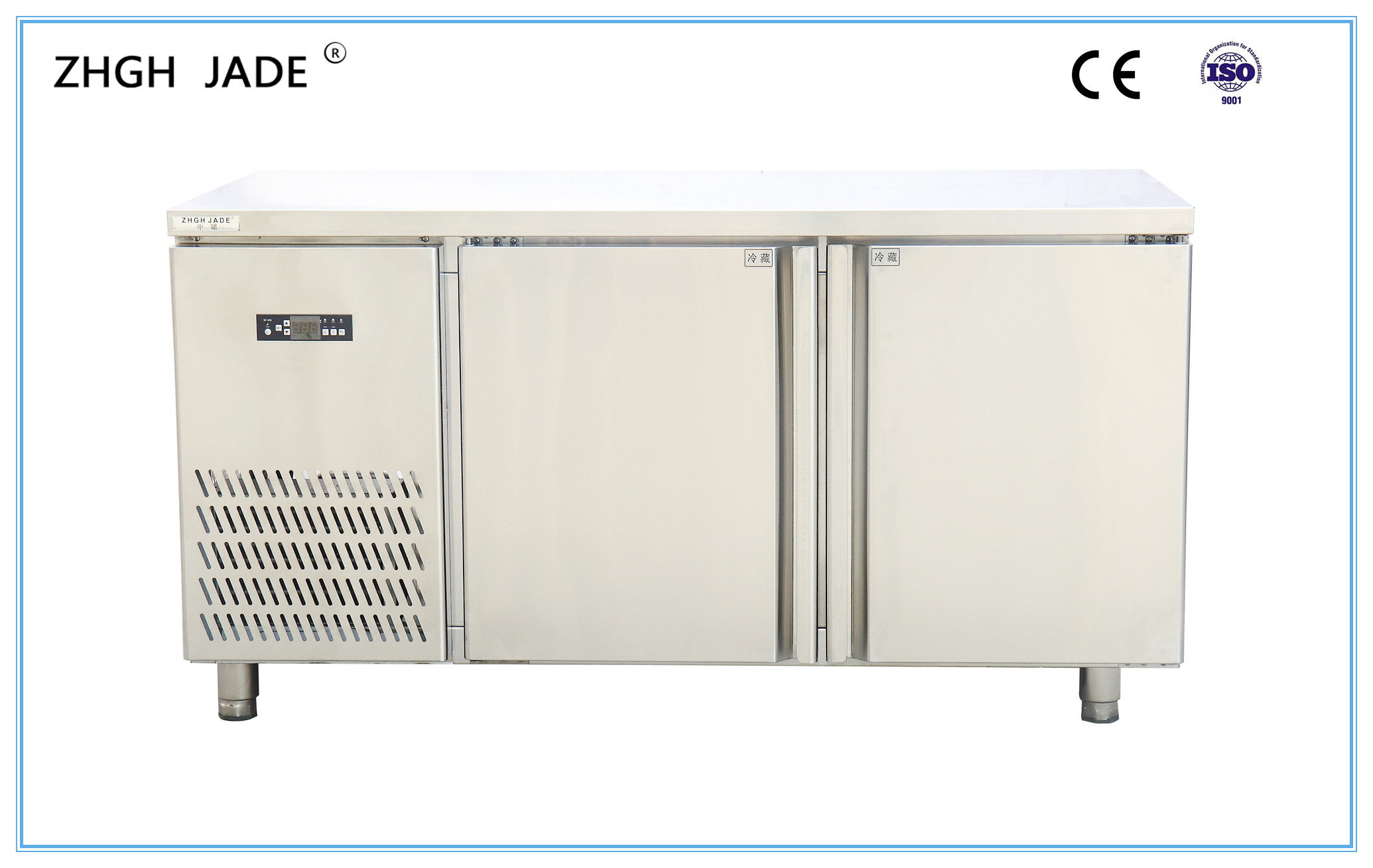 50Hz Commercial Refrigerator Freezer , Automatic Stainless Steel Refrigerator