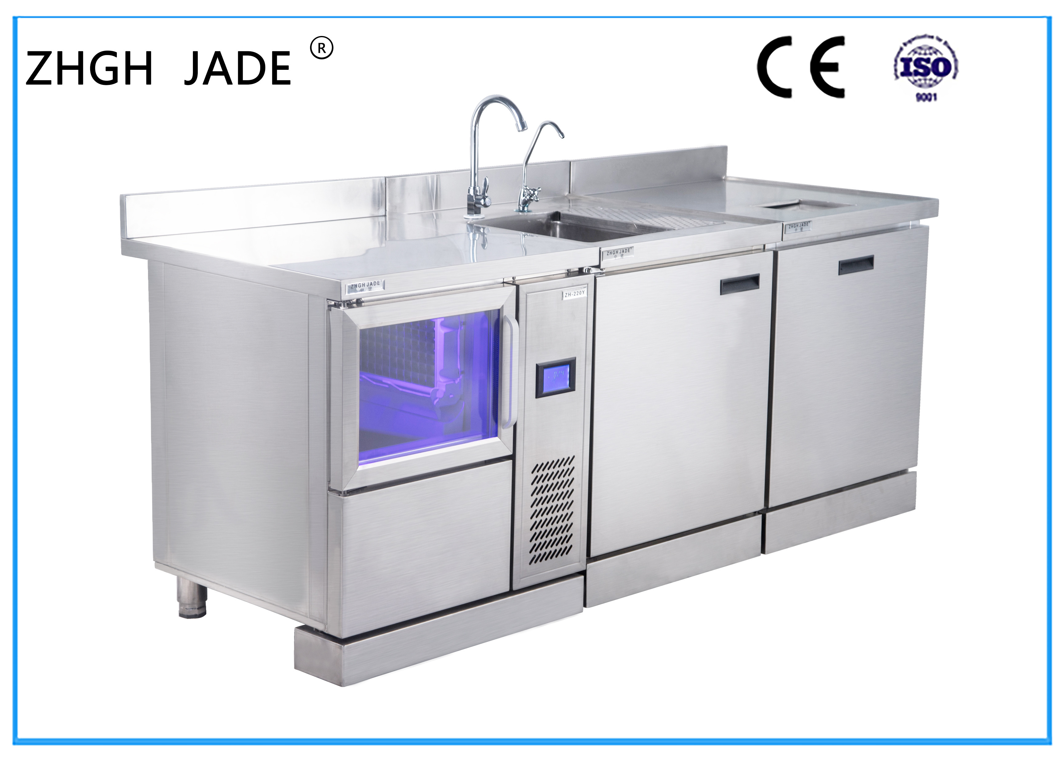Automatic Stainless Steel Bar Counter For Kitchen 1900 * 700 * 800MM