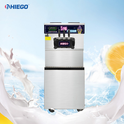Smooth R404A Commercial Ice Cream Machine With 1 Year Warranty