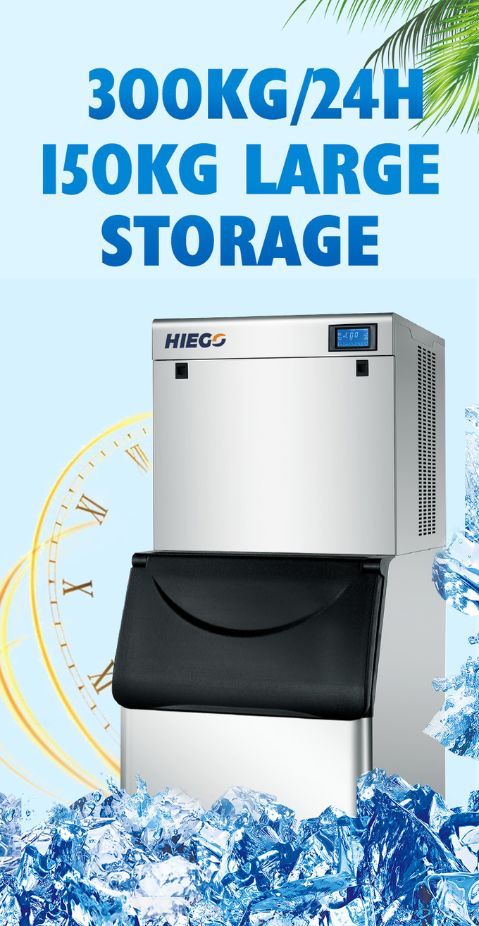 Air Cooling 300KG Automatic Ice Machine With  Imported Compressor 4