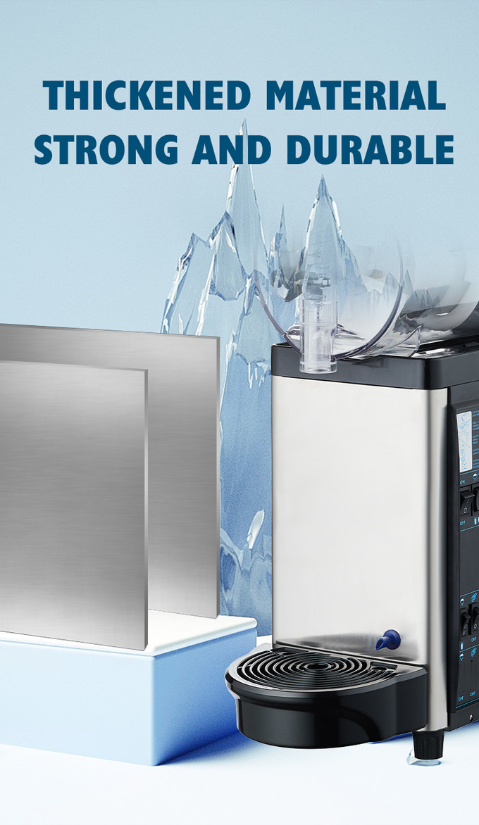 Fully Automatic Single Bowl Slush Machine For Frozen Drink Smooth Margarita Slushy Maker 2
