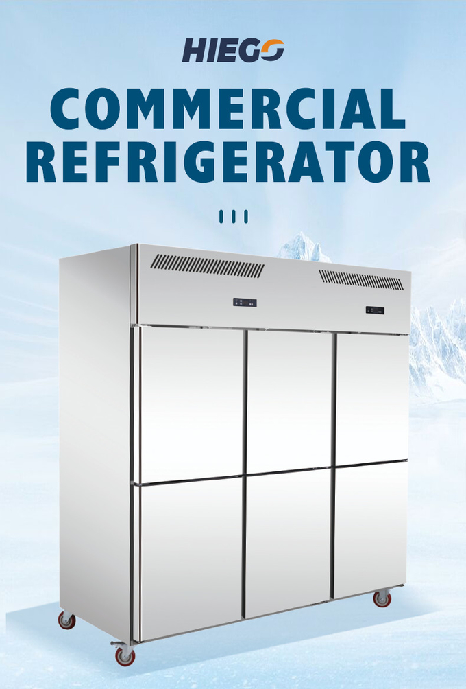 500L Commercial Upright Refrigerator For Hotel Restaurant Kitchen Equipment 0