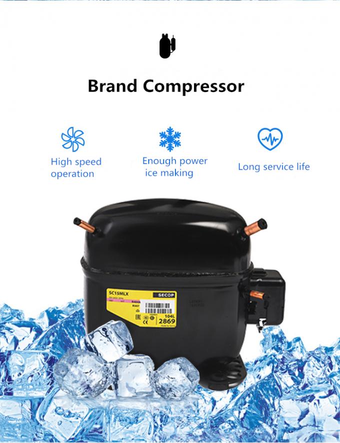 Hotel Use Stainless Steel Ice Maker , Commercial Undercounter Ice Maker