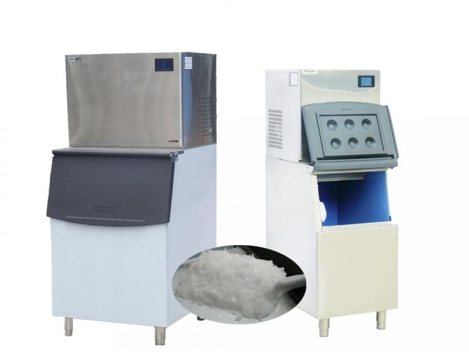 0 . 12Kw Reducer Flake Ice Maker , Durable Industrial Ice Making Machine