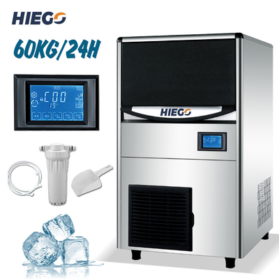Commercial 150Lb Automatic Ice Machine For Bar Shop 60kg Air Cooling