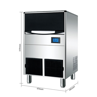 760w Automatic Ice Machine 120kg Commercial Ice Maker Machine 110 220V