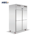 Commercial Stainless Steel Upright Refrigerator 4 Doors Freezer