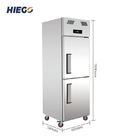 Commercial Double Door Upright Freezer R134a Vertical Display Chiller