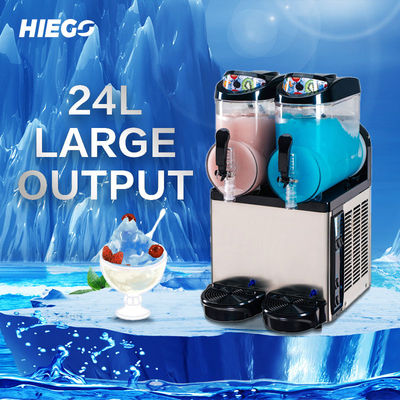 500w Slushy Machines 24L Ice Cold Slush Drinks Dispenser Machine