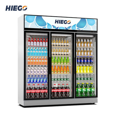 Automatic Defrost 3/4 Glass Door Refrigerator Upright Display Cooler
