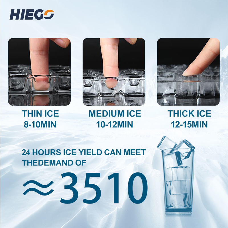 550Kg/24H Commercial Ice Cube Machine Portable Ice Maker