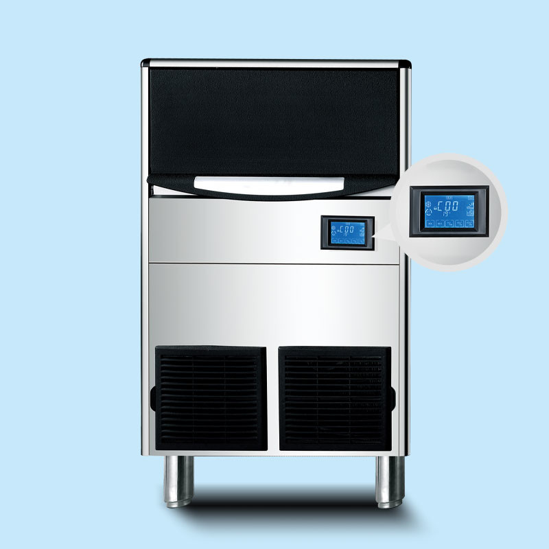Commercial Automatic Ice Machine 120kg 110-220v Nugget Ice Cube Maker