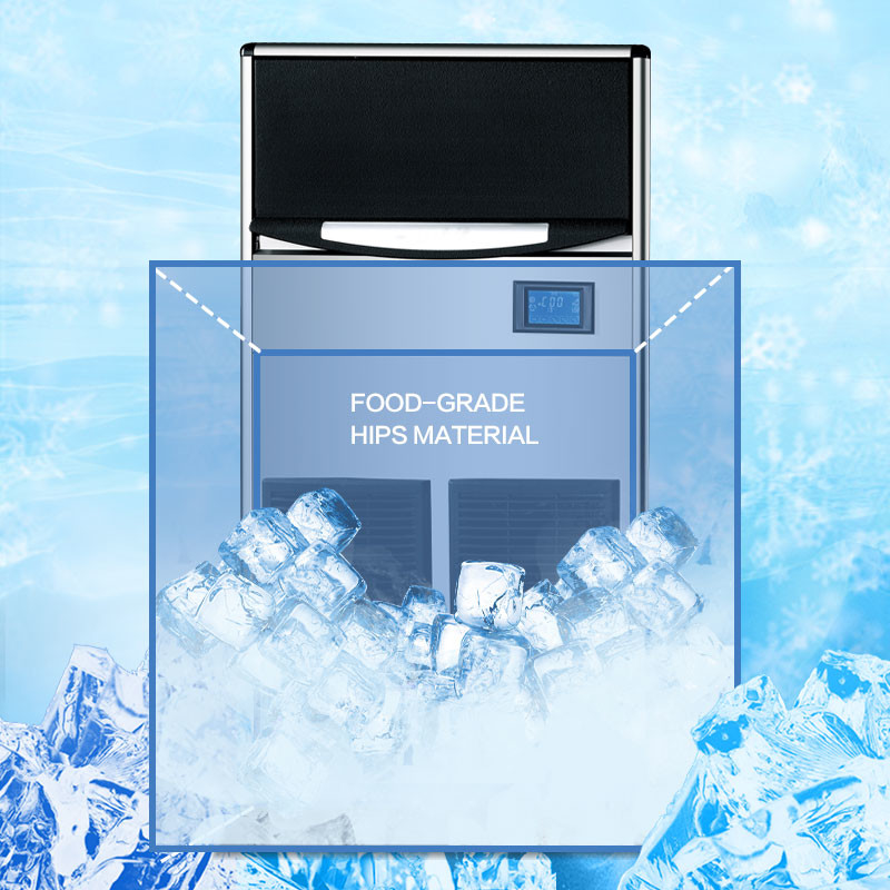 100KG Cube Ice Making Machine For Supermarket Air Cooling