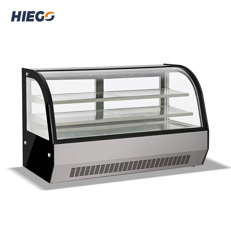R600a Cake Display Showcase Cabinets Showcase Cake Chiller For Supermarket