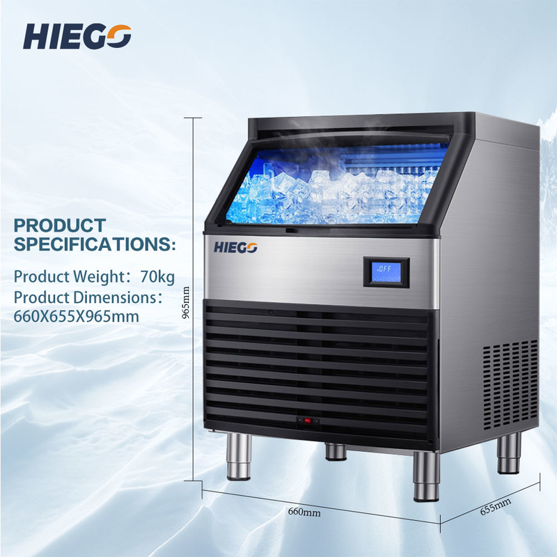 120KG 24H Commercial Ice Machines Making Maker Used Cube ice Maker