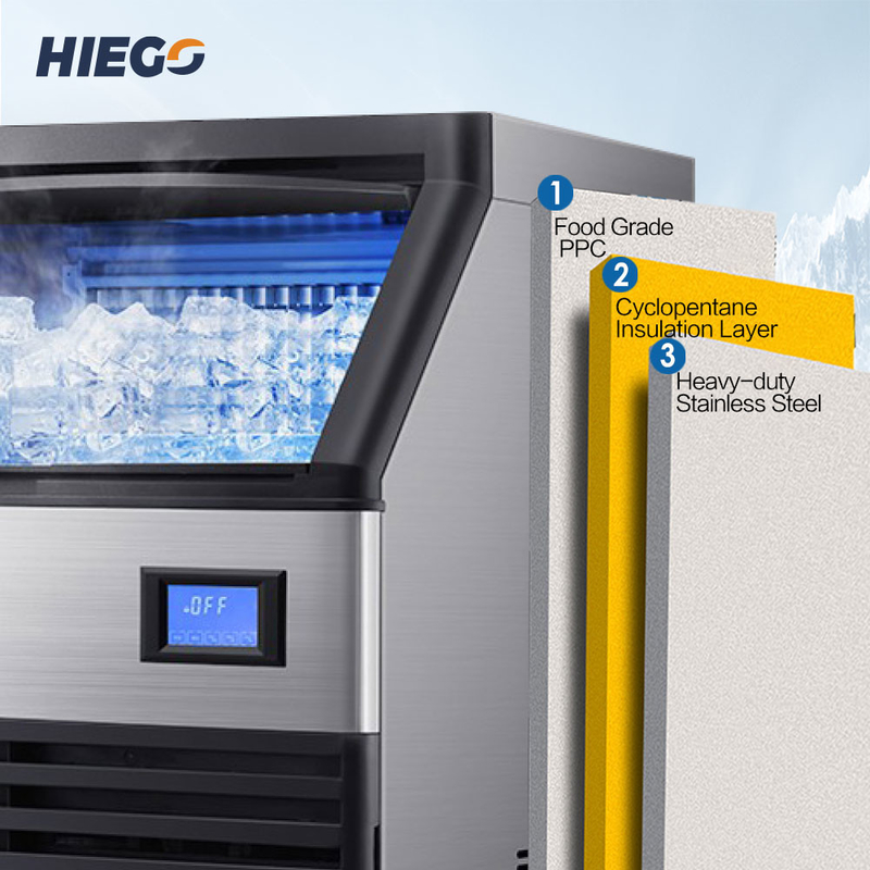 Best Price 120kg Ice Cubes Maker Machine Full-Automatic 80kg 100KG Ice Maker