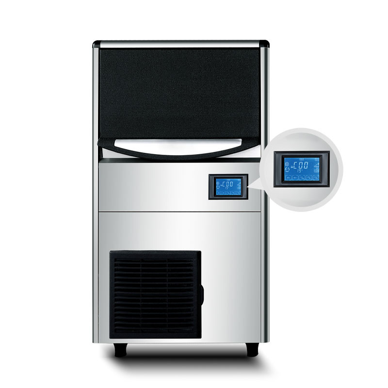 80KG Automatic Ice Machine 25kg Commercial Pellet Ice Maker For Coffee Shop