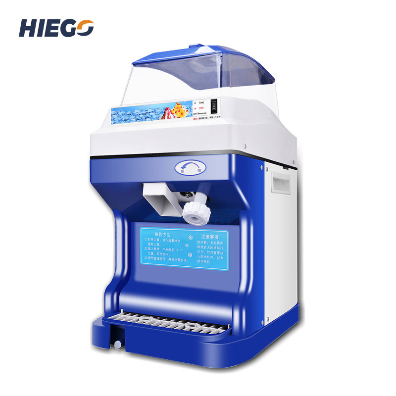 300KGS Per Hour Snow Ice Shaver Machine 320rpm Commercial Shaved Ice Maker 300w