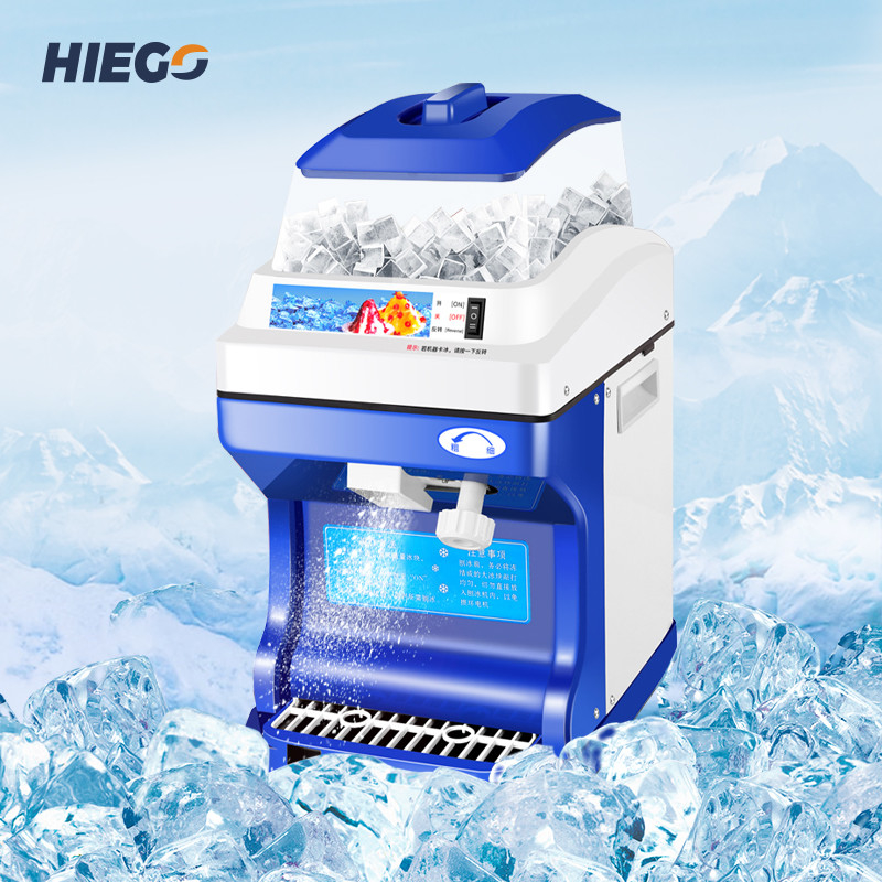 Electrical Ice Shaver 300W Snow Cone Machine Desktop With Adjustable Ice Texture For Home And Commercial