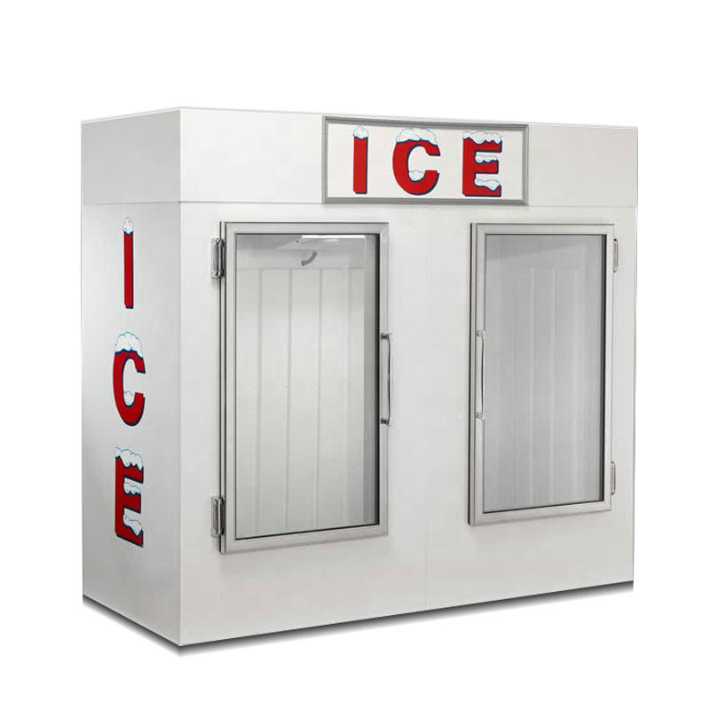 Hotel Kitchen Ice Bag Merchandiser Freezer Commercial Ice Cream Cabinet R404a