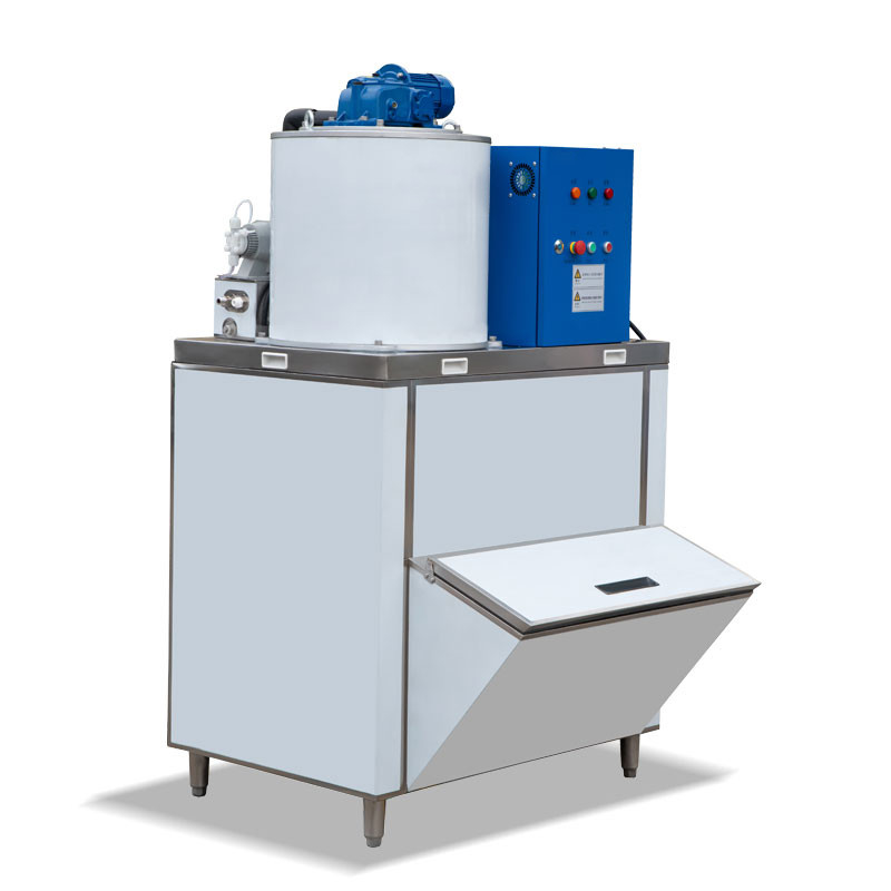 500kg/24H Industrial Flake Ice Machine Fully Automatic R404a Commercial Snow Cone Maker
