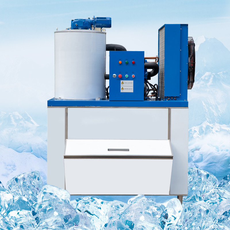 Commercial Snow Ice Flakes Machine 300kg/24H R404a Ice Crusher Snow Cone Maker