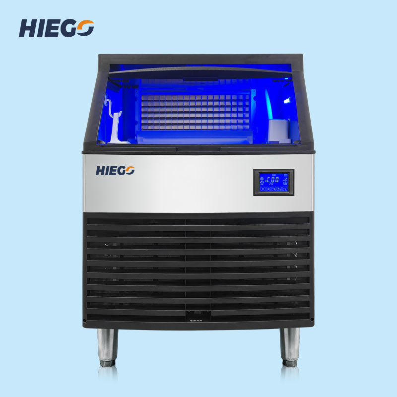 Free Standing 80.90kg Ice Cubes Maker Machine Full-Automatic 120KG 100KG Ice Maker