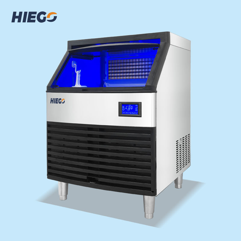 High Yield & Food-Grade 80.90kg Ice Cubes Maker Machine Full-Automatic 120KG 100KG Ice Maker