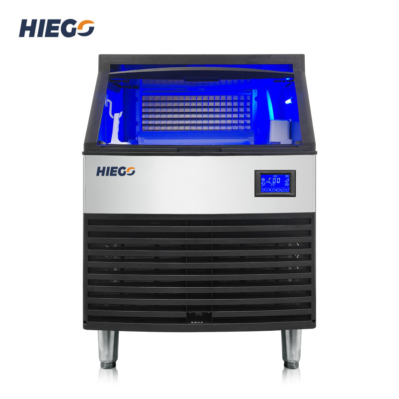 High Yield & Food-Grade 80.90kg Ice Cubes Maker Machine Full-Automatic 120KG 100KG Ice Maker