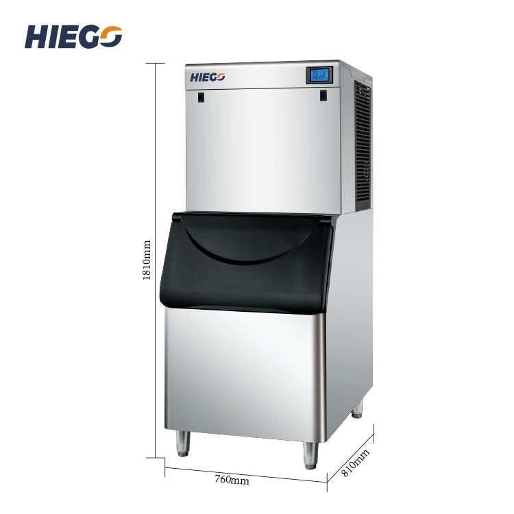400KG / Day Ice Cube Maker Machine For Hotel Canteen Barbecue