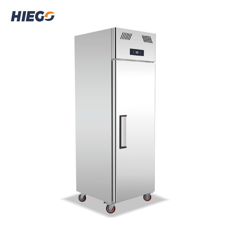 Commercial Double Door Upright Freezer R134a Vertical Display Chiller