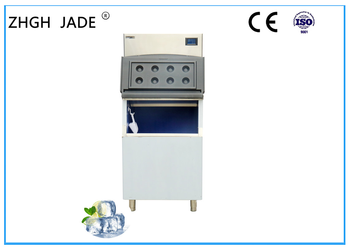 SS304 Shell Industrial Ice Cube Machine , Milk Shop Use Stand Up Ice Machine