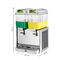 12l Commercial Juice Dispenser 2 Tank Professional Stainless Full Automatic
