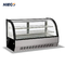 Floor Type Curved Glass Cake Display R600a Counter Pastry Display Chiller