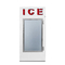 Stainless Steel Outdoor Ice Merchandiser PVC Popsicle Display Freezer R404a