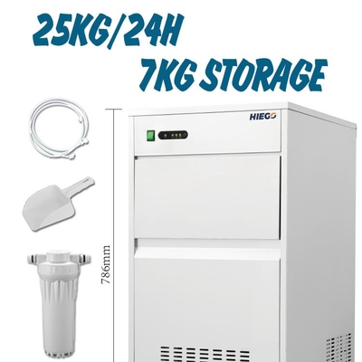 Commercial Mini Nugget Ice Machine 25kg/24h R134a Bullet Ice Maker