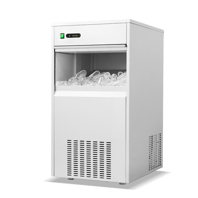 Commercial Counter Nugget Ice Machine 50kg Bullet Ice Making Machine Air Cooling