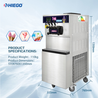 Mobile Gelato Maker Commercial 36l Hotel Commercial Ice Cream Machine