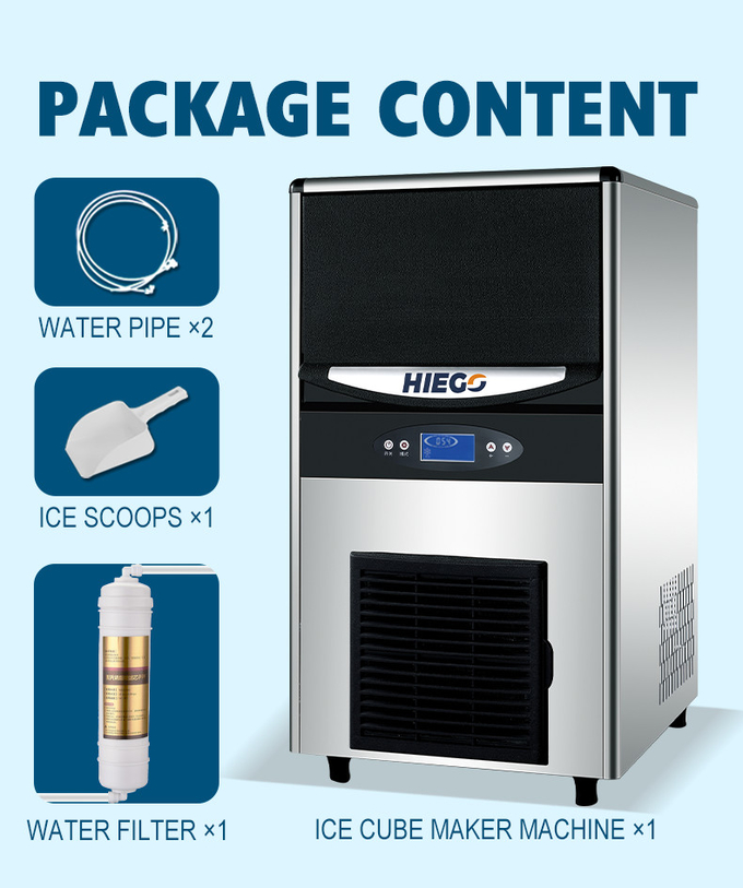 30KG/24H Heavy Duty Tube Cube Ice Maker Machine Factory Price 17