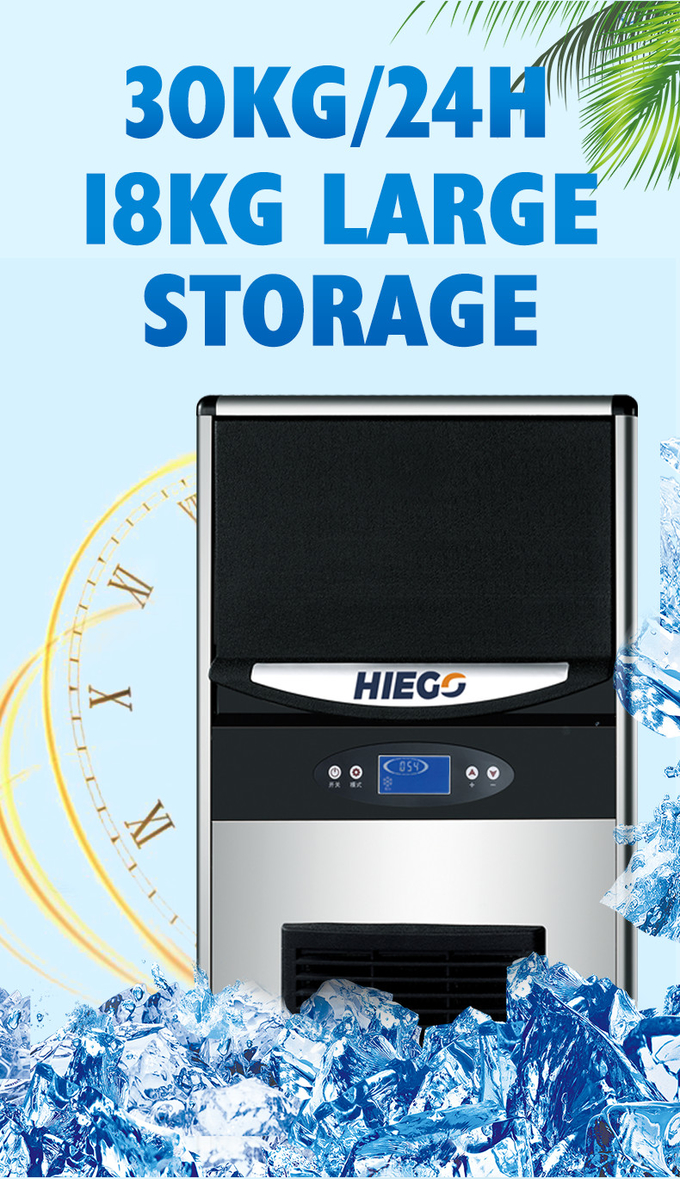 30KG/24H Heavy Duty Tube Cube Ice Maker Machine Factory Price 11