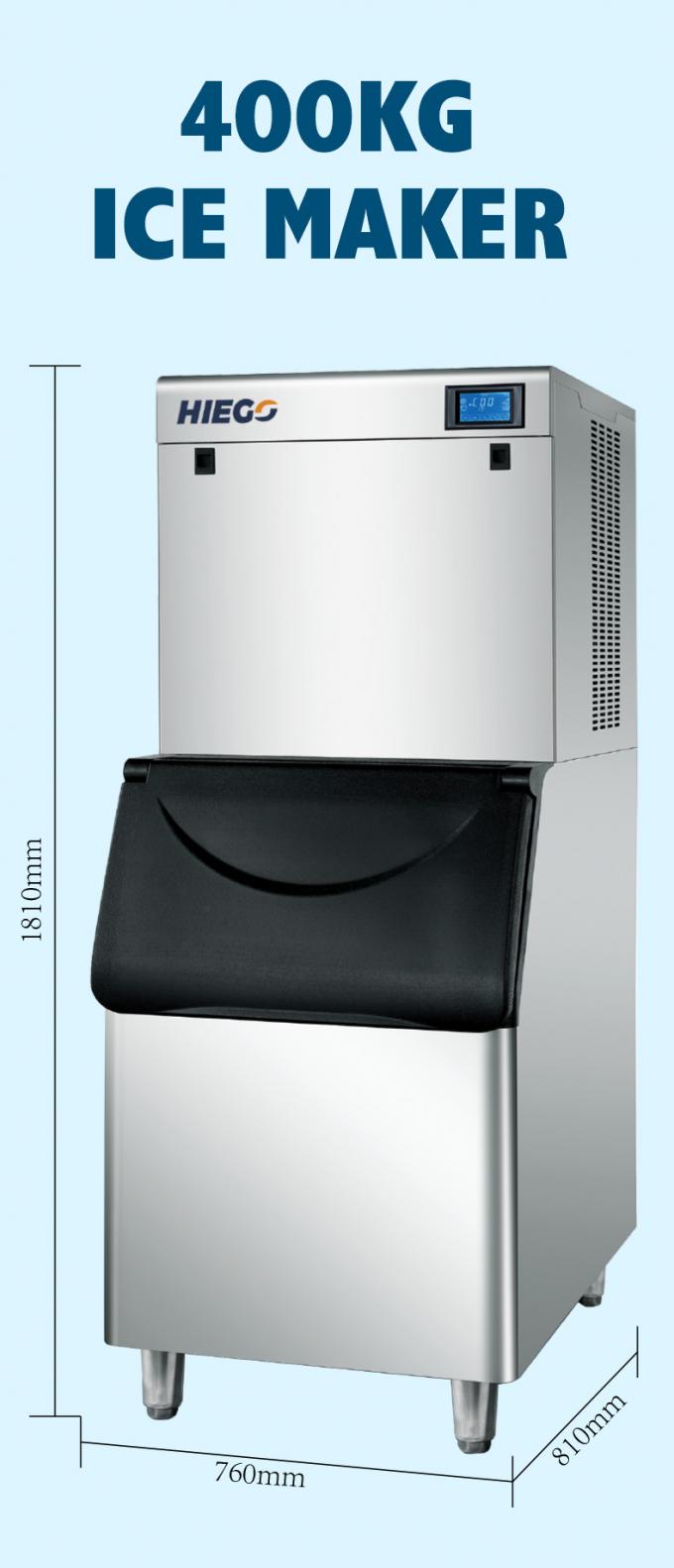 400kg R404a Automatic Ice Machine Big Output 150kg High Capacity 7